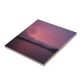 Carreau Coucher de soleil violet sur le lac Arrowhead (Côté)