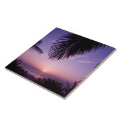 Carreau coucher du soleil à West End, Cayman Brac, îles Ca (Côté)