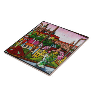 Carreau Coucher du soleil Jonathan KIS-Lev dans la tuile