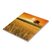 Carreau Coucher du soleil rouge sang (Côté)