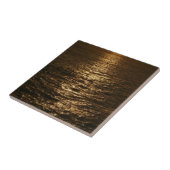 Carreau Coucher du soleil sur l'eau Photographie de l'océa (Côté)