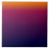 Carreau Coucher du soleil tardif (Devant)