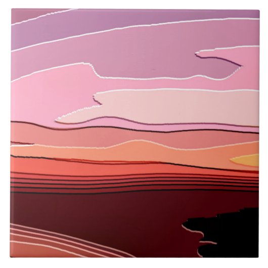 CARREAU COUCHERS DE SOLEIL (Devant)