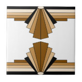 Carreau Couches d'art déco dans Tan (Devant)