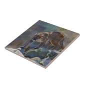 Carreau Cougar Mountain Lion Big Cat Peinture 5 (Côté)