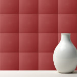 Carreau Couleur claire rouge brûlé<br><div class="desc">Design rouge brûlé couleur clair.</div>