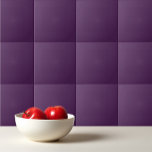 Carreau Couleur claire solide minuit violet foncé<br><div class="desc">Couleur claire solide minuit noir violet design.</div>