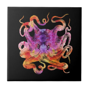 Carreau Couleur d'eau arc-en-ciel colorée de la teinture r