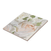 CARREAU COULEUR D'EAU ROSE BLANCHE (Côté)