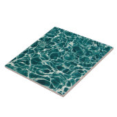 Carreau Couleur d'eau turquoise (Côté)