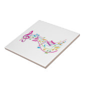 Carreau Couleur des notes de musique (Côté)