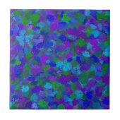 Carreau Couleur du peacock (Devant)