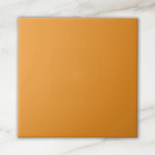 Carreau Couleur Orange Uni