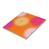 Carreau couleur pop orange et rose (Côté)