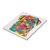 Carreau couleur rottweiler (Côté)