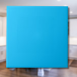 Carreau Couleur solide bleu ciel profond | Classique | Élé<br><div class="desc">Couleur solide bleu ciel profond | Classique | Élégant | tendance | Style | Cadeau</div>