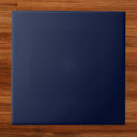 Carreau Couleur solide bleu marine de minuit<br><div class="desc">Couleur solide bleu marine de minuit</div>