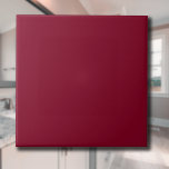 Carreau Couleur solide bordeaux | Classique | Élégant<br><div class="desc">Couleur solide bordeaux | Classique | Élégant | tendance | Style | Cadeau</div>