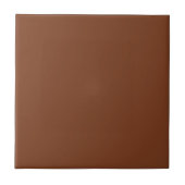 Carreau Couleur solide Brown cannelle | Classic Elegant (Devant)