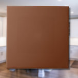 Carreau Couleur solide Brown cannelle | Classic Elegant<br><div class="desc">Cinnamon Brown - Voici l'allure intemporelle du Design de Couleur Solide : un mélange captivant de forme classique et d'élégante simplicité. Ce design est une célébration de la puissance et de la beauté que l'on retrouve dans une teinte unique et frappante. Élégant, le design de couleurs massives embrasse l'essence du...</div>