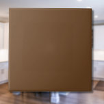 Carreau Couleur solide Brown noix | Classic Elegant<br><div class="desc">Noyer Brown - Introduire l'allure intemporelle du Design de Couleur Solide : un mélange captivant de forme classique et de simplicité élégante. Ce design est une célébration de la puissance et de la beauté que l'on retrouve dans une teinte unique et frappante. Élégant, le design de couleurs massives embrasse l'essence...</div>