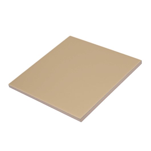Carreau Couleur solide Brown Tan | Classic Elegant (Côté)