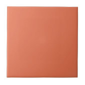 Carreau Couleur solide Burnt Sienna | Classic Elegant (Devant)