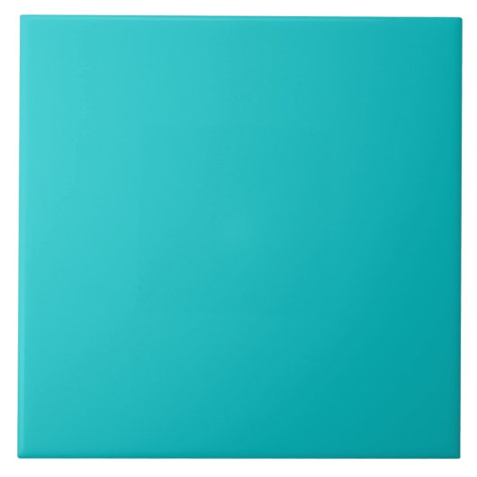 Carreau Couleur solide clair turquoise (Devant)