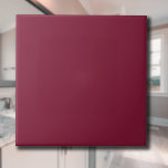 Carreau Couleur solide Claret | Classique | Élégant<br><div class="desc">Couleur solide Claret | Classique | Élégant | tendance | Style | Cadeau</div>