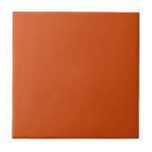 Carreau Couleur solide couleur uni rouille brûlé orange (Devant)