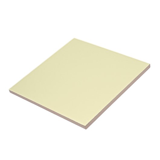 Carreau Couleur solide de chiffon citron (Côté)