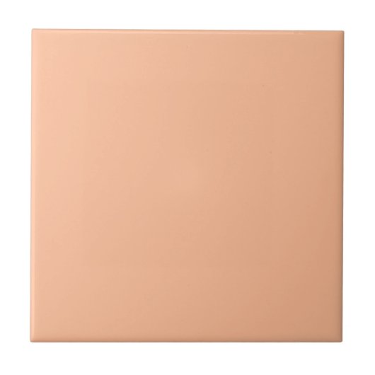 Carreau Couleur solide Fuzz Peach (Devant)
