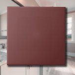 Carreau Couleur solide Garnet | Classique | Élégant<br><div class="desc">Couleur solide Garnet | Classique | Élégant | tendance | Style | Cadeau</div>