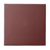 Carreau Couleur solide Garnet | Classique | Élégant (Devant)