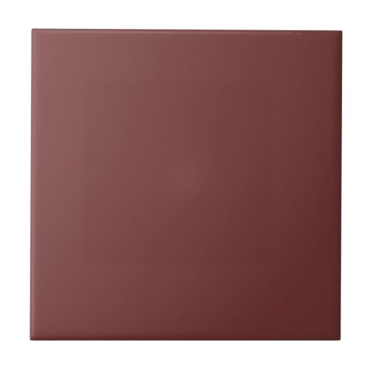 Carreau Couleur solide Garnet | Classique | Élégant (Devant)