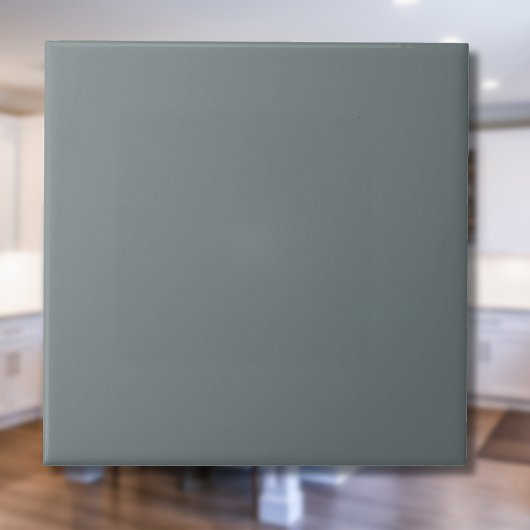 Carreau Couleur solide gris tempête | Classic Elegant