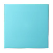 Carreau Couleur solide lumière électrique bleu aqua (Devant)