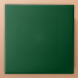 Carreau Couleur solide minimaliste Emerald Green<br><div class="desc">Faites une déclaration audacieuse avec la couleur vert émeraude frappante de ces carreaux céramiques minimalistes. Avec leur riche couleur émeraude couleur bijoux,  ces carreaux insufflent toute l'énergie et l'élégance.</div>