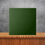 Carreau Couleur solide minimaliste vert foncé #143601<br><div class="desc">Couleur solide minimaliste vert foncé #143601</div>