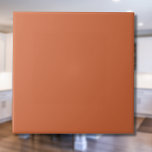 Carreau Couleur solide orange rustique | Classique | Éléga<br><div class="desc">Couleur solide orange rustique | Classique | Élégant | tendance | Style | Cadeau</div>