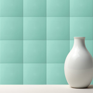 Carreau Couleur solide Plage Verre uni aqua vert menthe