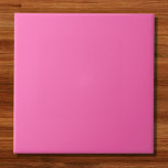 Carreau Couleur solide rose chaud<br><div class="desc">Couleur solide rose chaud</div>