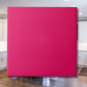Carreau Couleur solide rose framboise Classic Elegant