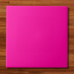 Carreau Couleur solide rose néon<br><div class="desc">Couleur solide rose néon</div>