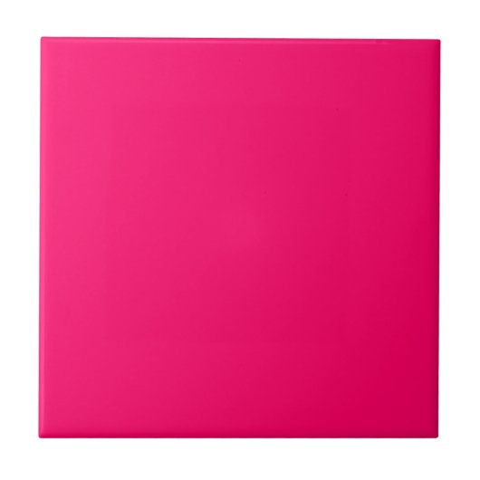 Carreau Couleur solide rose vif (Devant)