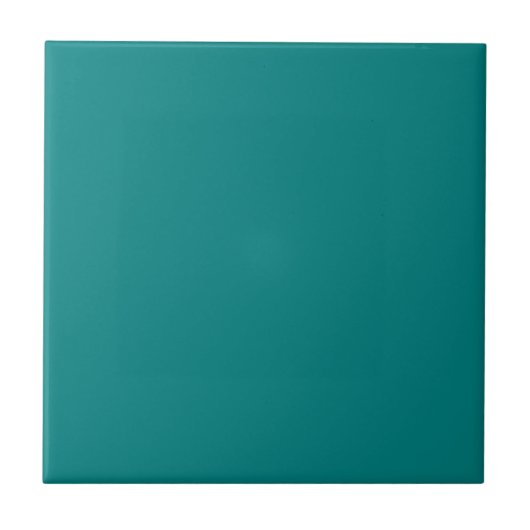 Carreau Couleur solide turquoise | Classique | Élégant (Devant)