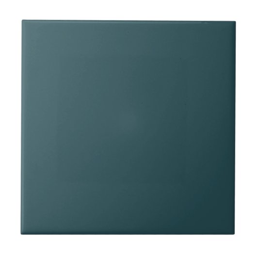 Carreau Couleur solide Turquoise profonde (Devant)