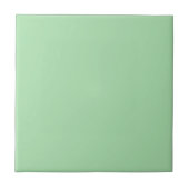 Carreau Couleur solide verte Celadon | Classique | Élégant (Devant)
