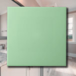 Carreau Couleur solide verte Celadon | Classique | Élégant<br><div class="desc">Couleur solide verte Celadon | Classique | Élégant | tendance | Style | Cadeau</div>