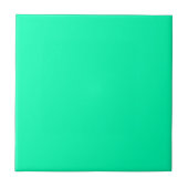 Carreau Couleur solide verte marine | Classique | Élégant (Devant)